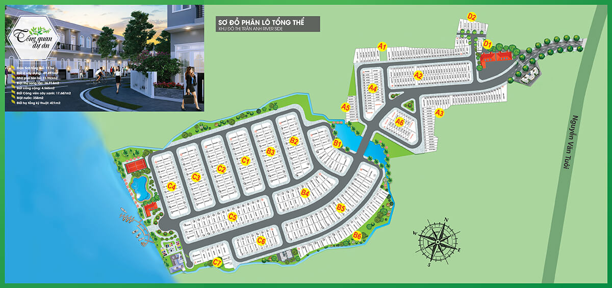 phân lô trần anh riverside