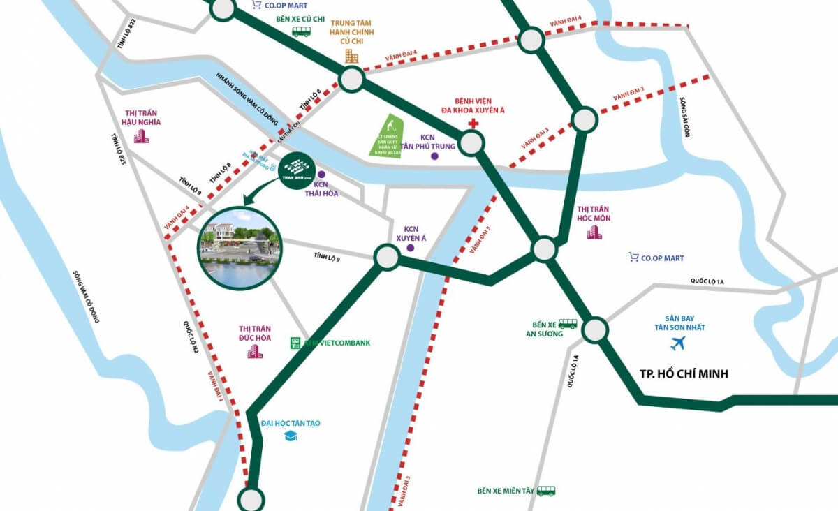 vị trí vista land city