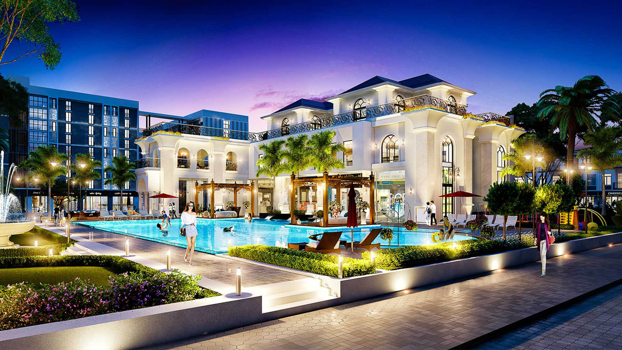 Biệt thự Phúc An City thiết kế hiện đại, sân vườn riêng